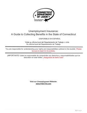 Unemployment Insurance: a Guide to Collecting Benefits in the State of Connecticut