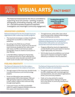 Visual Arts Fact Sheet