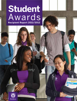 Student Awards Recipient Report 2011/2012