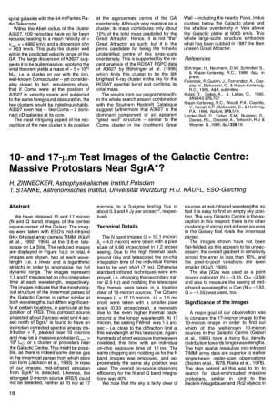 10- and 17-F.Lm Test Images of the Galactic Centre: Massive Protostars Near Sgra*?