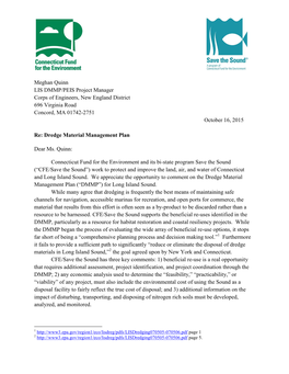 Save the Sound (“CFE/Save the Sound”) Work to Protect and Improve the Land, Air, and Water of Connecticut and Long Island Sound