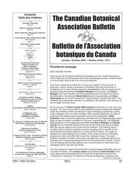 CBA/ABC Bulletin 38(3)