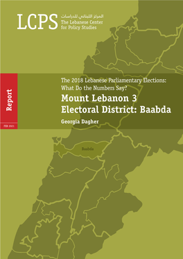 Mount Lebanon 3 Electoral District: Baabda