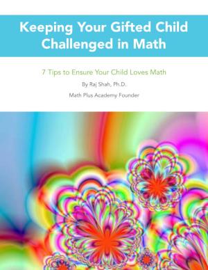 Keeping Your Gifted Child Challenged in Math