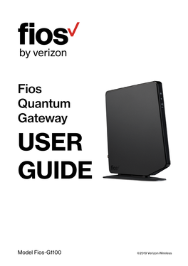 Fios Quantum Gateway USER GUIDE