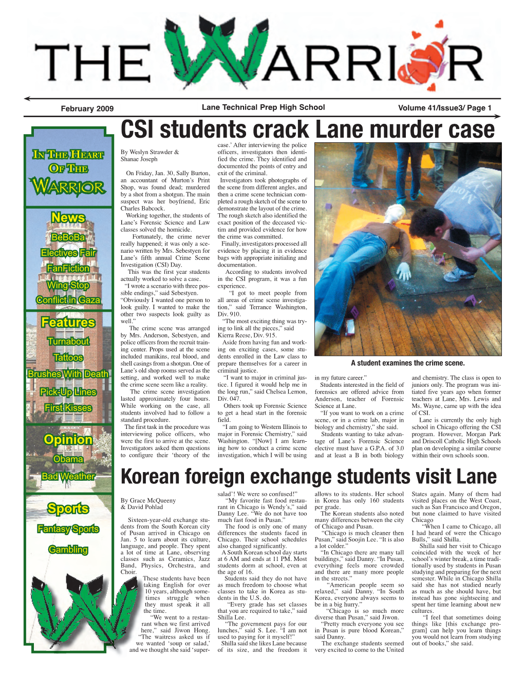 CSI Students Crack Lane Murder Case