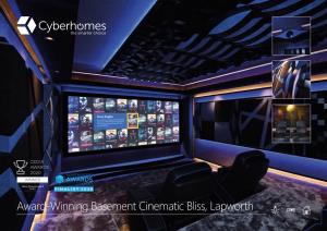 Award-Winning Basement Cinematic Bliss, Lapworth Creating the Futuristic Home Cinema Experience