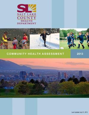 Salt Lake Valley Health Department Community Health Assessment