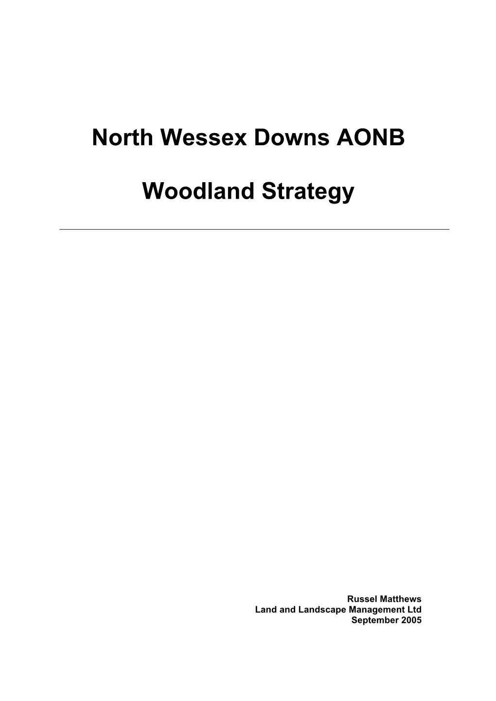 Woodland Strategy