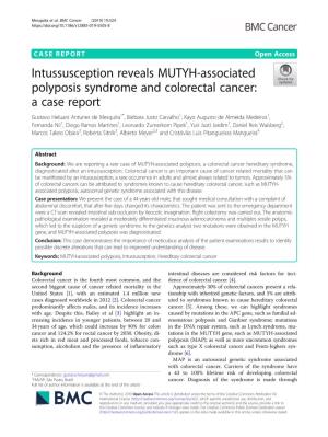 Intussusception Reveals MUTYH-Associated
