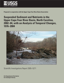 Suspended Sediment and Nutrients in the Upper Cape Fear River Basin, North Carolina, 2002–04, with an Analysis of Temporal Changes, 1976–2004