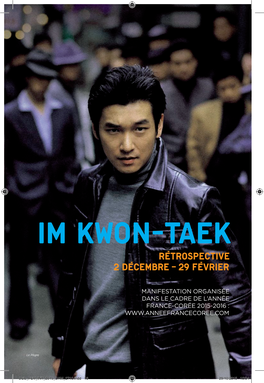 Im Kwon-Taek Rétrospective 2 DÉCEMBRE – 29 FÉVRIER