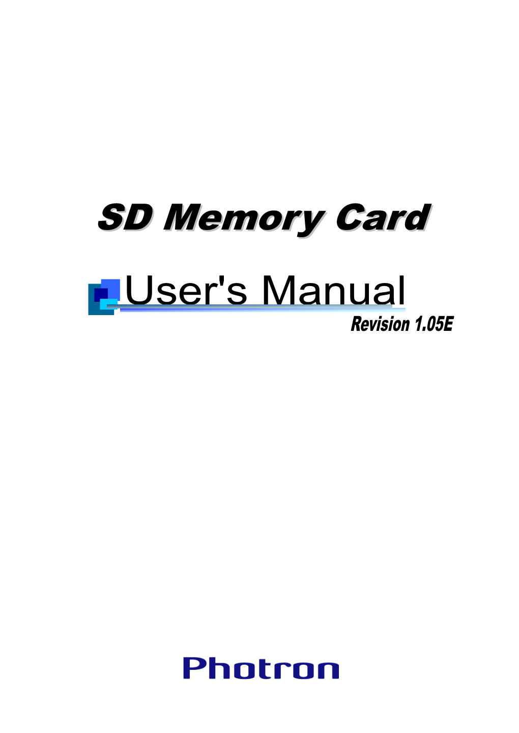 SD Memory Cards