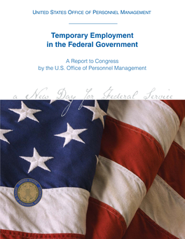 Temporary Employment in the Federal Government