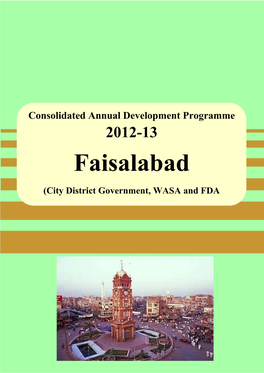 Faisalabad - Consolidated ADP 2012-13