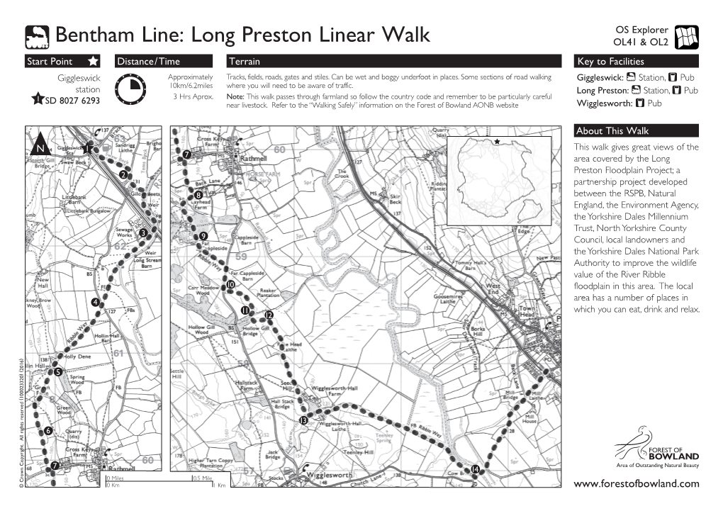 Bentham Line: Long Preston Linear Walk