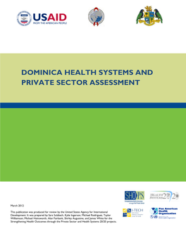 Dominica Health Systems and Private Sector Assessment