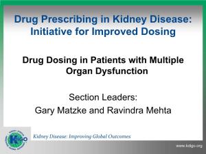 Drug Dosing in Patients with Multiple Organ Dysfunction