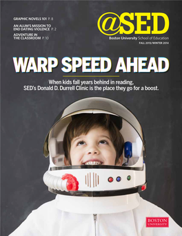 Fall 2013/Winter 2014 Warpwarp Speedspeed Aheadahead When Kids Fall Years Behind in Reading, SED’S Donald D