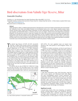 Bird Observations from Valmiki Tiger Reserve, Bihar Anwaruddin Choudhury