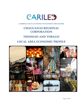 Chaguanas Regional Corporation Trinidad and Tobago Local Area Economic Profile