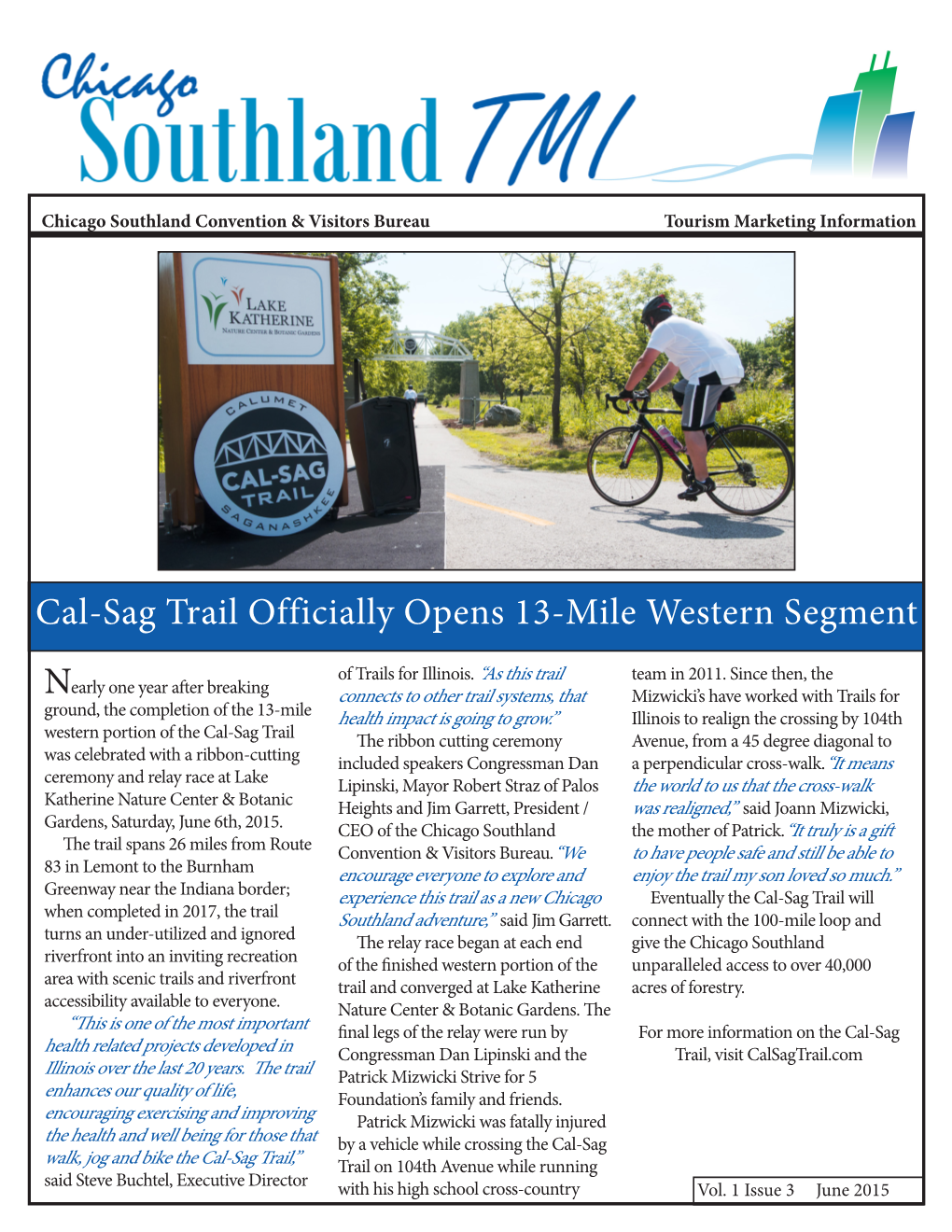 Cal-Sag Trail Officially Opens 13-Mile Western Segment