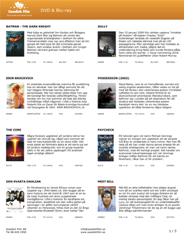 Swedish Film Search