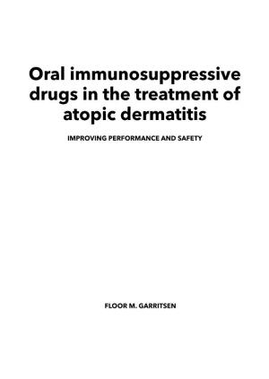 Oral Immunosuppressive Drugs in the Treatment of Atopic Dermatitis