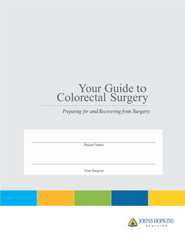 Your Guide to Colorectal Surgery