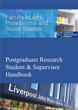 Postgraduate Research Student & Supervisor