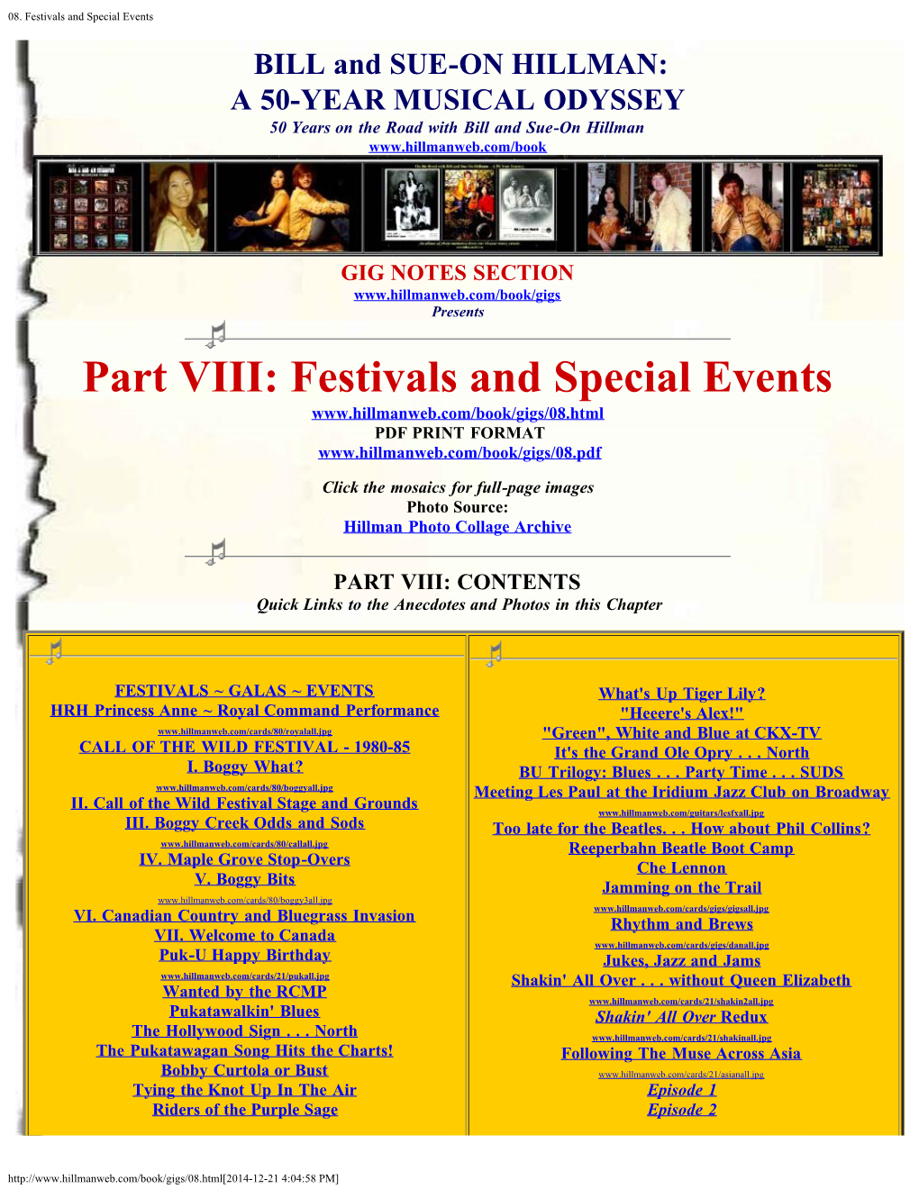 08. Festivals and Special Events