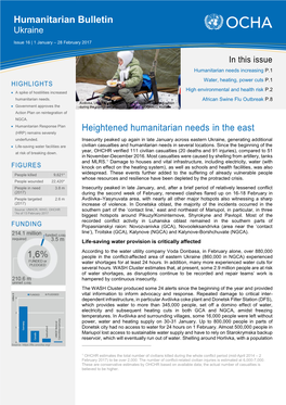 Humanitarian Bulletin