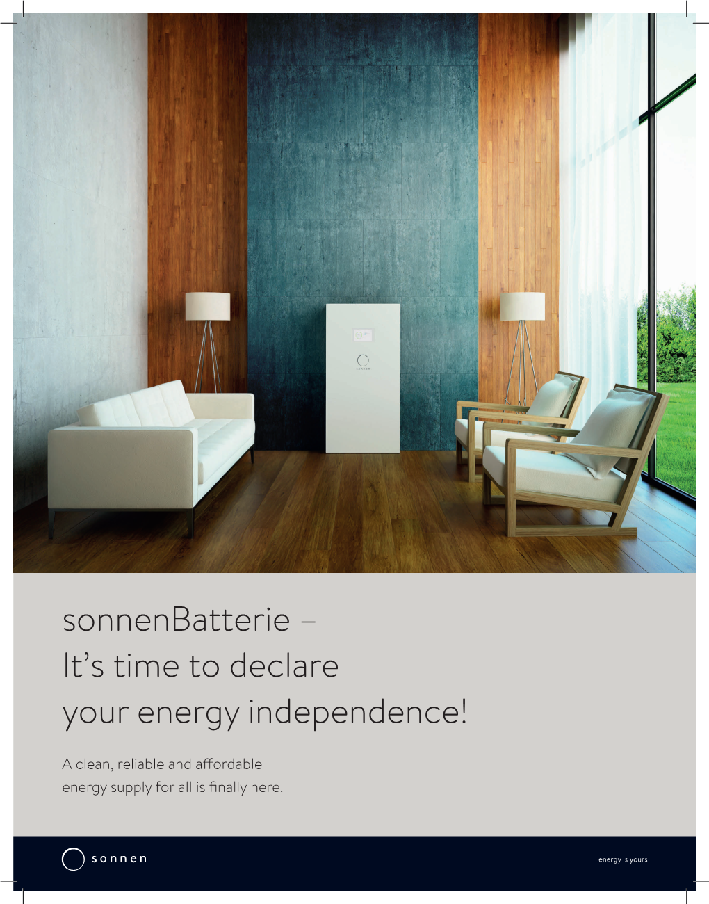 Sonnebatterie Brochure