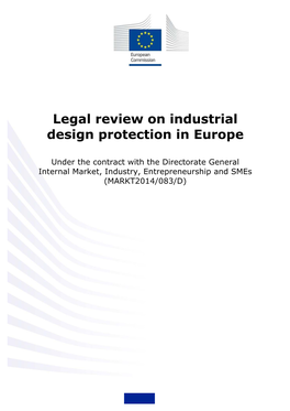 Legal Review on Industrial Design Protection in Europe