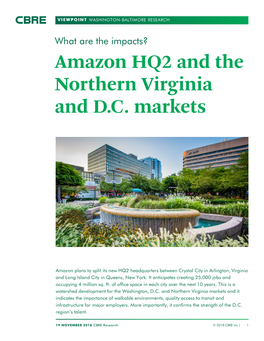 Amazon HQ2 and Northern Virginia
