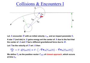 Collisions & Encounters I