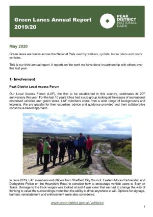 Green Lanes Annual Report 2020