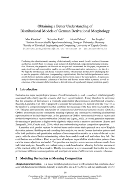 Obtaining a Better Understanding of Distributional Models of German Derivational Morphology