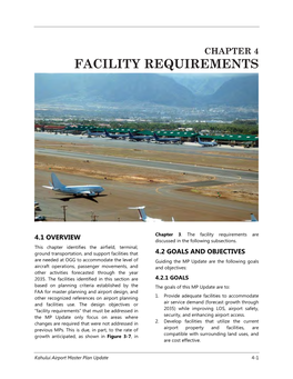 Chapter 4 – Airport Facility Requirements