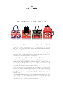 Delvaux Miniatures So British