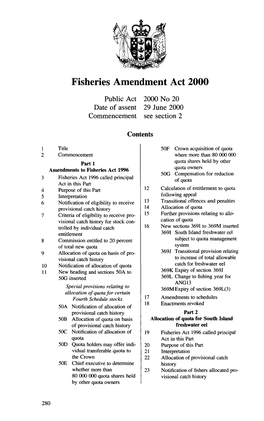 2000 No 20 Fisheries Amendment Act 2000 Partls4