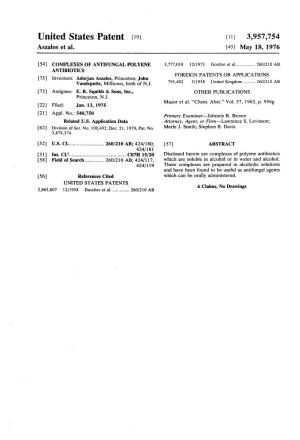 United States Patent 19 [11] 3,957,754 Aszalos Et Al