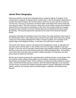 James River Geography