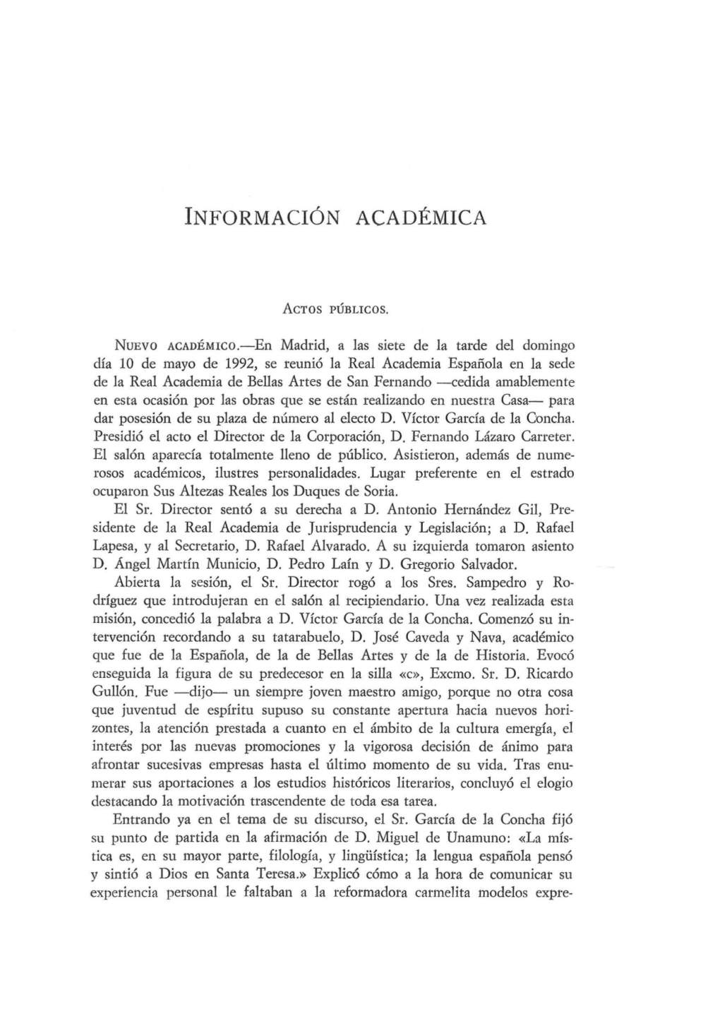 Información Académica