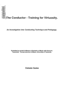 The Conductor-Training for Virtuosity