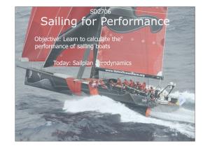 Sailing for Performance