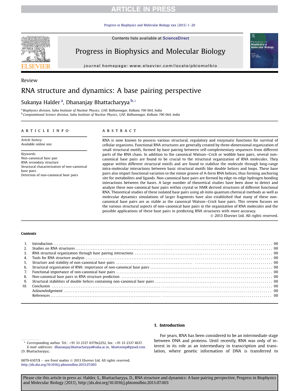 RNA Structure and Dynamics: a Base Pairing Perspective