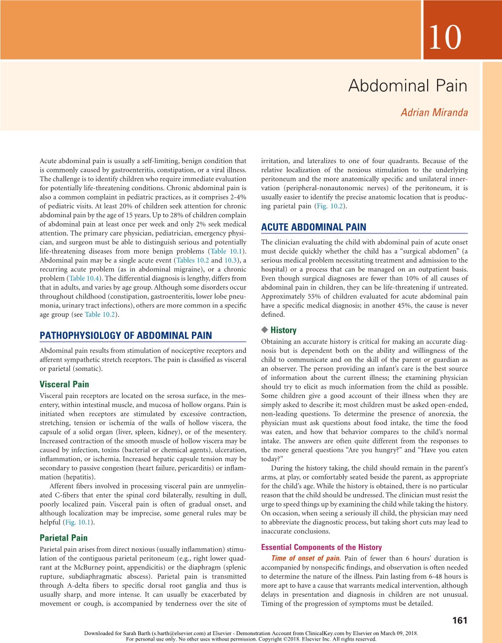 Abdominal Pain