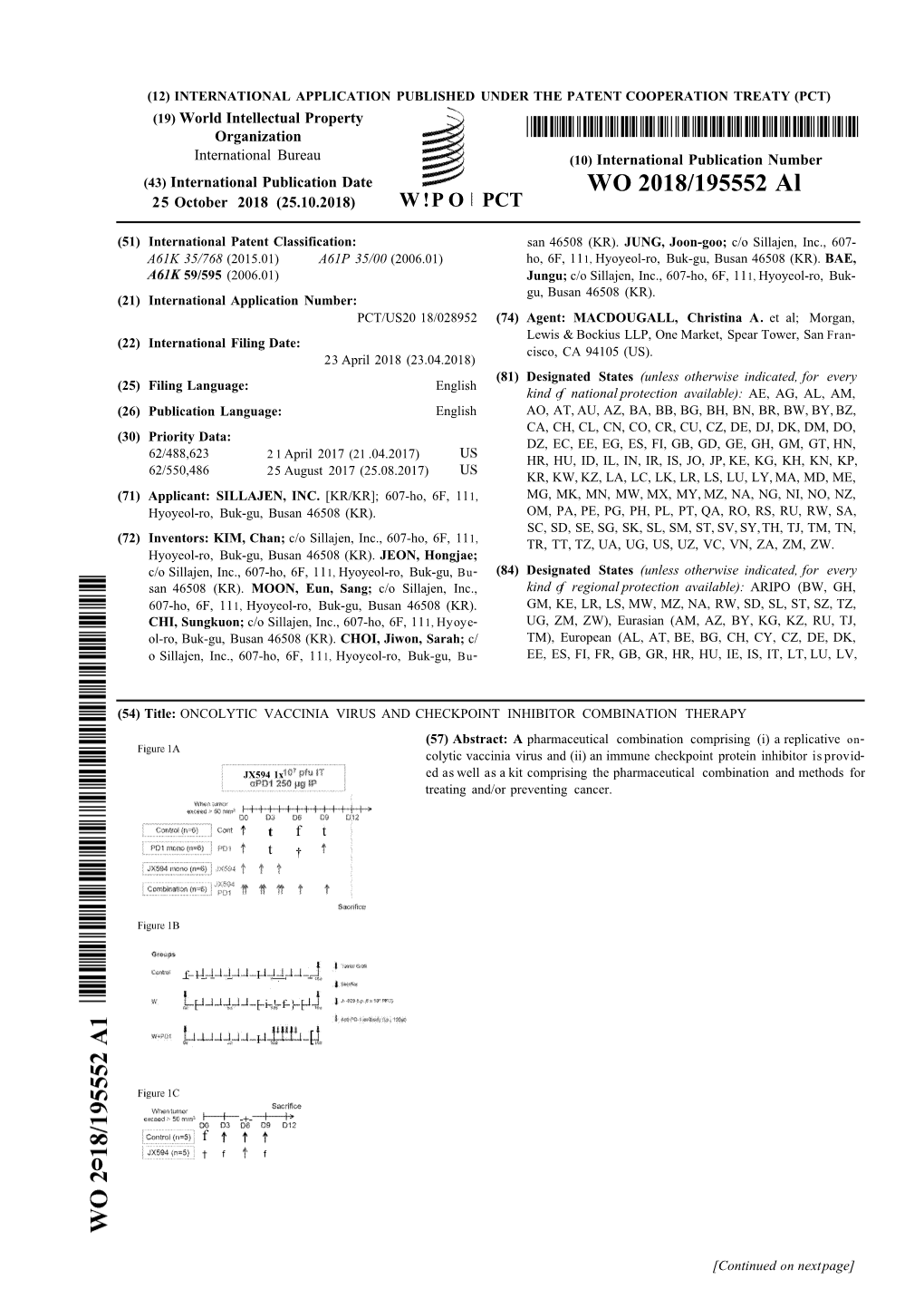 WO 2018/195552 Al 25 October 2018 (25.10.2018) W !P O PCT
