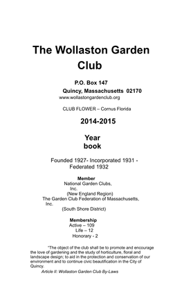 WGC Yearbook 2014-2015
